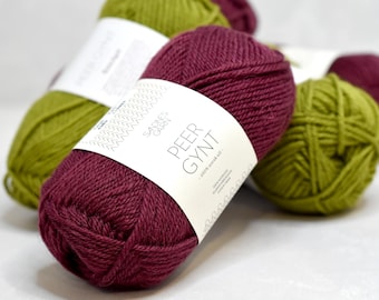 PetiteKnit Peer Gynt Yarn: Durable Norwegian Wool