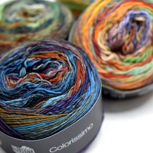 Colorissimo Colorant Lana Grossa Colorissimo: Soft Merino Wool Yarn With Color Transitions ...