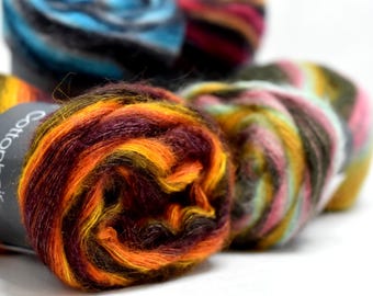 Lana Grossa Cottonhair Garn: Mohair-Baumwollmischung, Leichtes Stricken