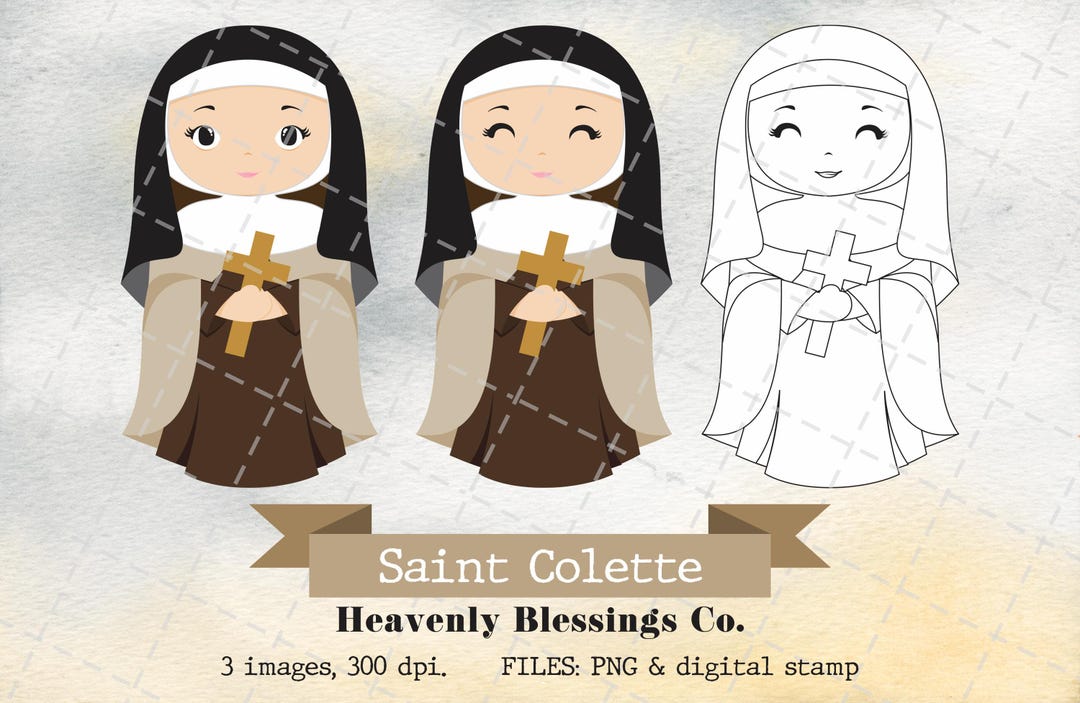 Saint Colette, Catholic Images, Cute Saints, Religious Clipart, Saints ...