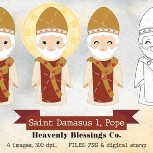 San Damasus 1, Pope, Imágenes católicas, Santos lindos, Clipart religioso, Clipart de santos, Hombre santo, Santos