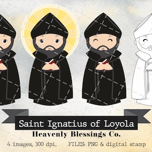 San Ignacio de Loyola, Imágenes católicas, Santos lindos, Clipart religioso, Clipart de santos, Hombre santo, Santos