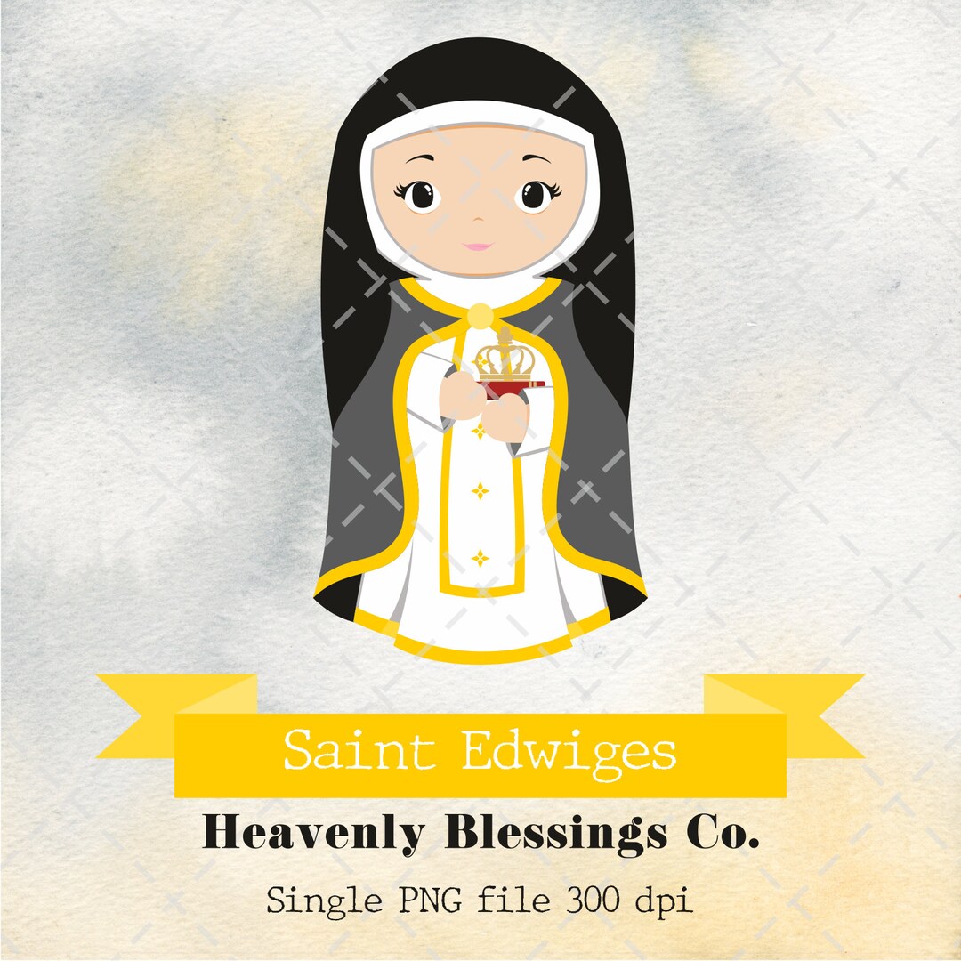 Saint Edwiges Catholic Images Cute Saints Religious Etsy