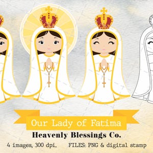 Our Lady of Fatima, Catholic images, Cute Saints, Religious Clipart, Saints Clipart, Holy Woman, Virgencita, Saints