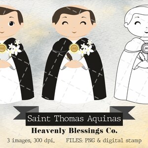 São Tomás de Aquino, Imagens católicas, Santos fofos, Clipart religioso, Clipart de santos, Homem santo, Santos