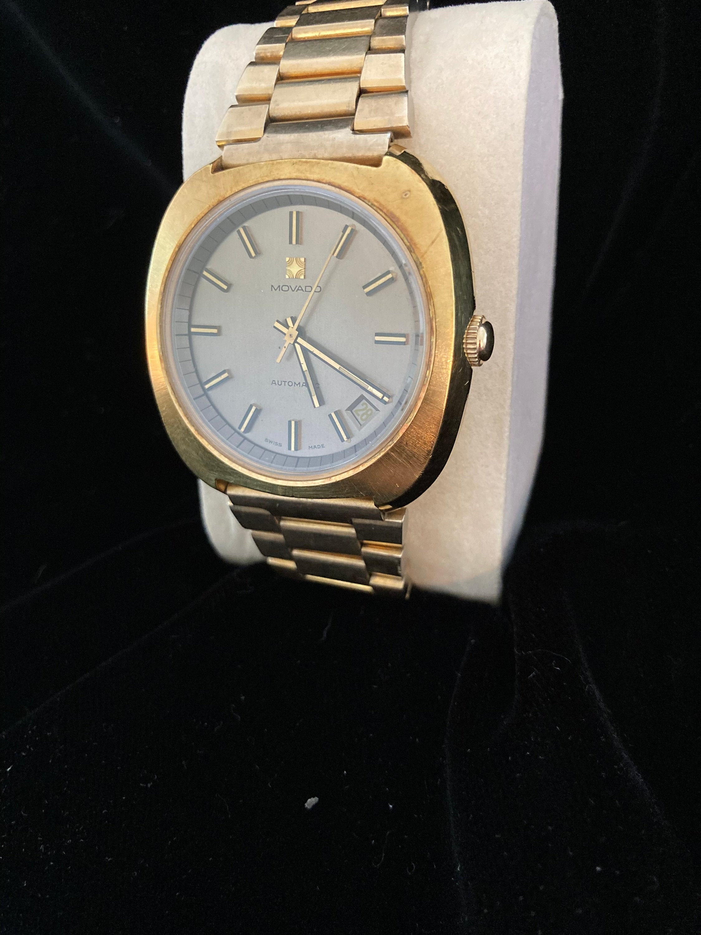 Lower Price Vintage Mens Movado Watch 