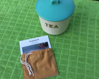 Reusable tea bags. Set of 2.