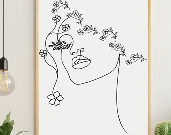 Download Flower Woman Svg Etsy