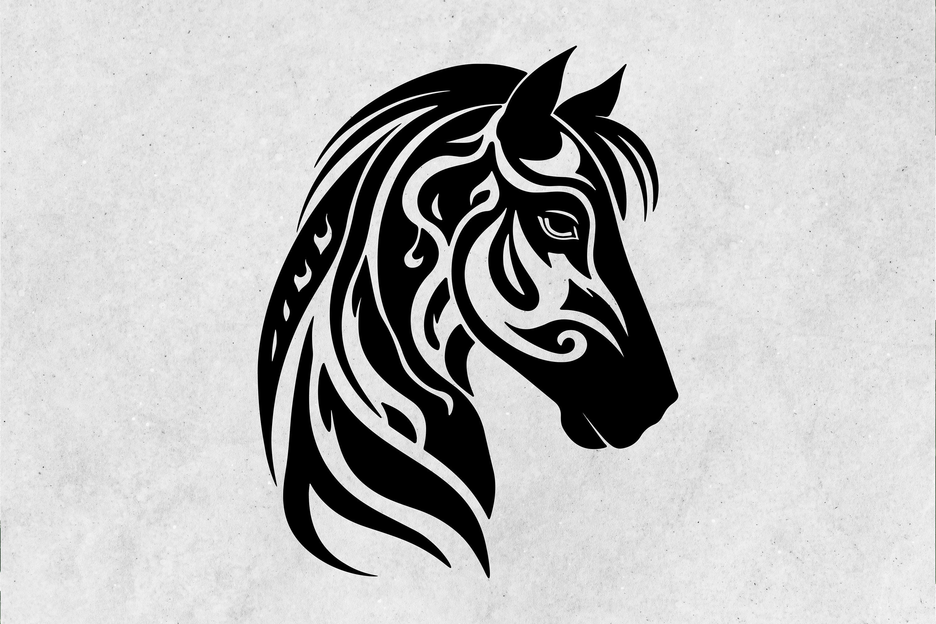 tribal horse tattoo designs' Mouse Pad | Spreadshirt