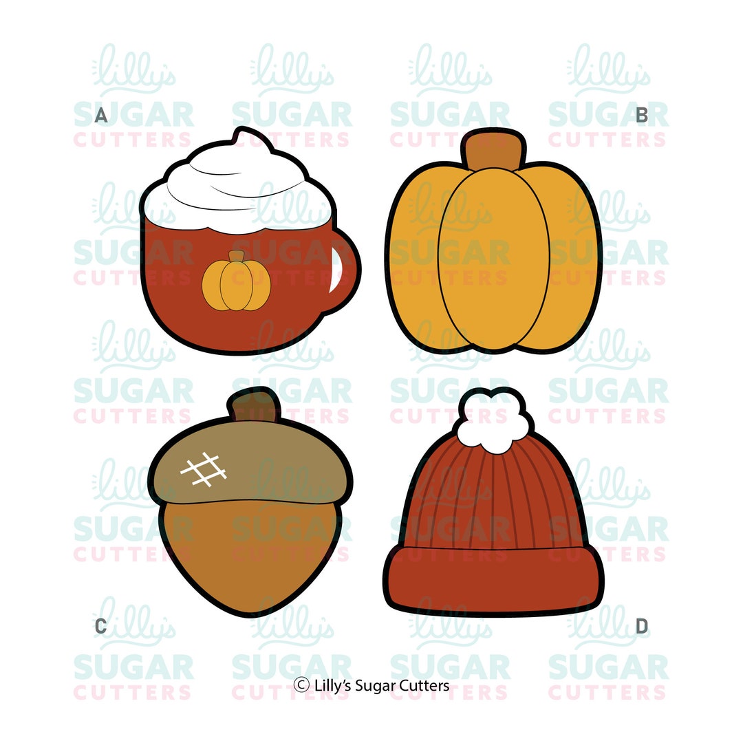 Cozy Fall Cookie Cutter Set Etsy