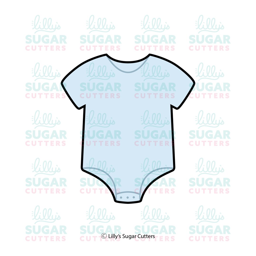Baby Onesie Cookie Cutter Etsy