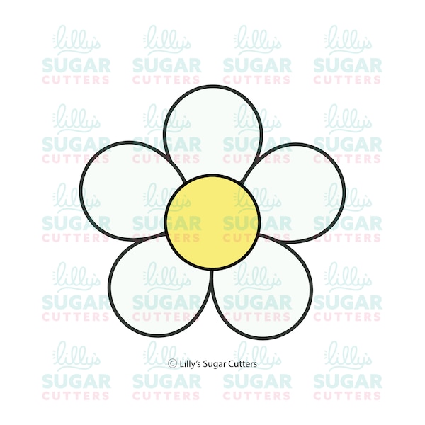 Simple Daisy Cookie Cutter