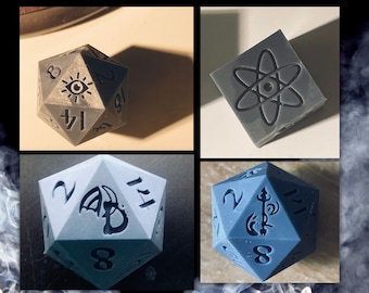 Master Set of Custom Dice 3D Printed