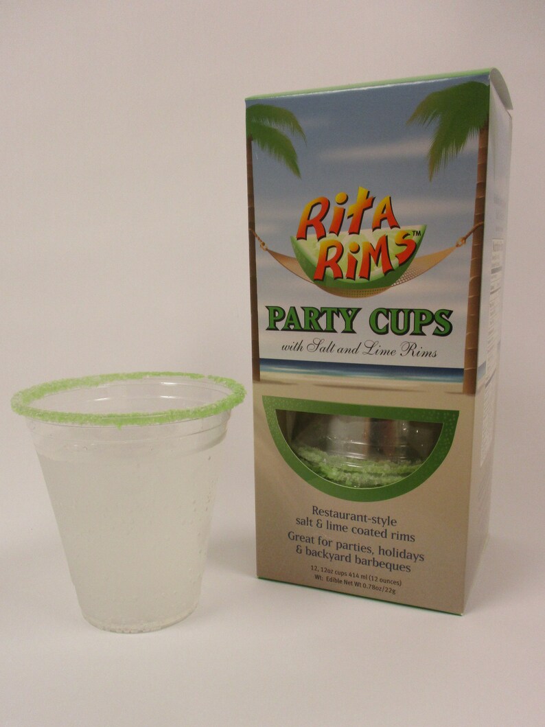 Margarita Party Cups 12ct Box great for a beach party Etsy