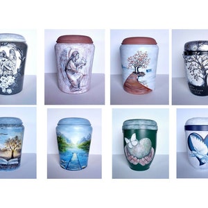 Urns, unique urns - personalized urn, custom urn, urn, artist urn, urn for ashes, urn for human ashes