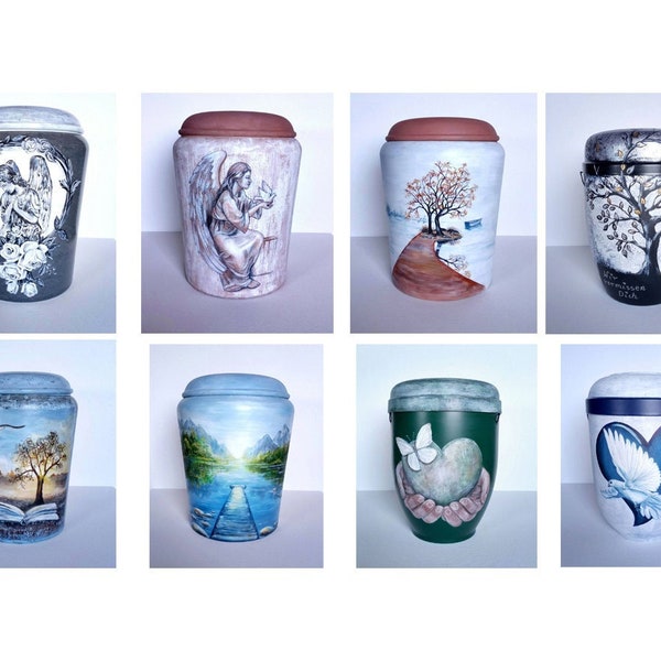 Urnen, einzigartige Urnen -personalisierte Urne, benutzerdefinierte Urne, , Künstler Urne, Urne für Asche,Urne für Menschliche Asche