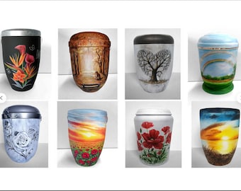 Urns, unique urns -personalized urn, custom urn, , artist urn, urn for ashes, urn for adults, made to order