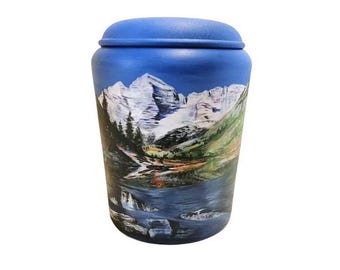 Urn, unique urn - personalized urn, custom urn, artist urn, urn for ashes, urn for adults, made to order