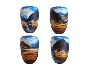 Urn, unique urn -personalized urn, custom urn, , artist urn, urn for ashes, urn for human ashes