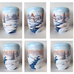 Urn, unique urn -personalized urn, custom urn, , artist urn, urn for ashes, urn for human ashes