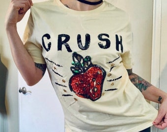 NEW Strawberry Crush Sparkly T-Shirt