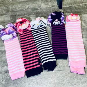 NEW Stripe Plush Arm Warmers