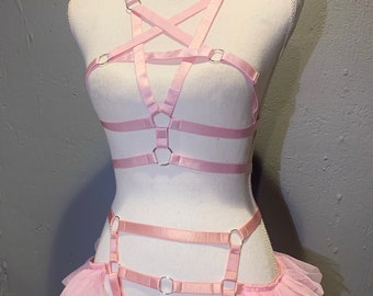 NEW Two-Piece Pink Harness Set
