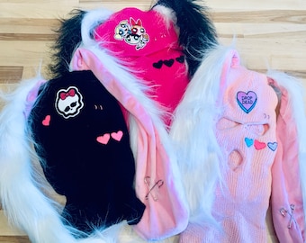 Nouveau masque de ski personnalisé avec oreilles de lapin