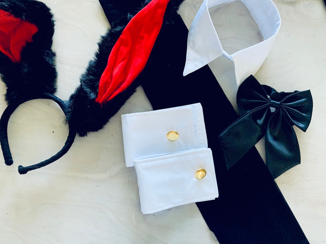 NEW UPGRADED Black Bad Bunny Costume Set Etsy