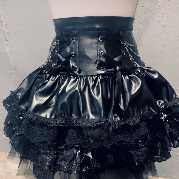 Goth Leather Dress - Etsy