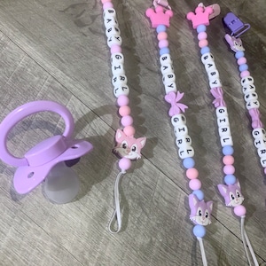 NEW Custom Deco Play Rave Baby Paci + Silicone Lanyard