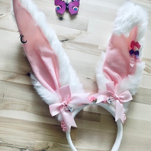 NEW Custom Decora Lolita Bunny Ears + Tail