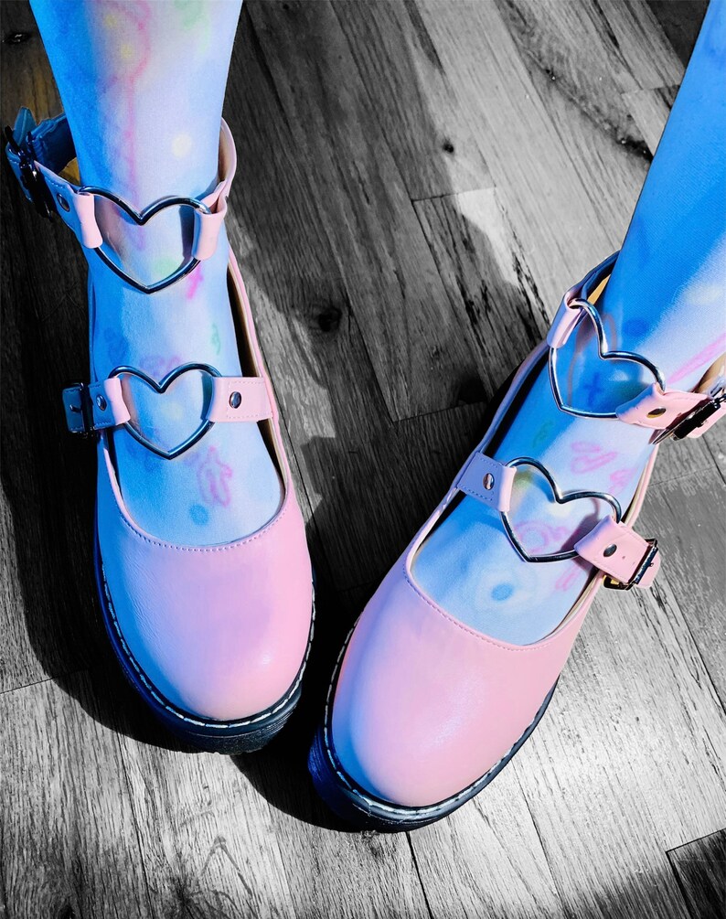 Amazing Girl Neon Pink Platform Chunky Heel Peeptoe Buckle Shoes Sandals-in Women's Sandals from 