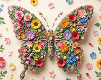 3D butterfly Jigsaw Puzzle 500Pcs, Puzzle for adults with box