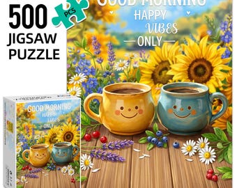 Sunflowers Puzzle 500Pcs, Puzzle for adults with box