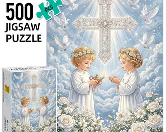 Heavenly Cross Puzzle 500Pcs, Puzzle for adults with box