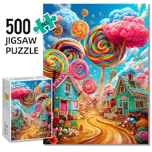 Candyland Jigsaw Puzzle - Etsy