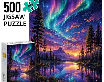 Aurora Puzzle 500Pcs, Puzzle for adults with box