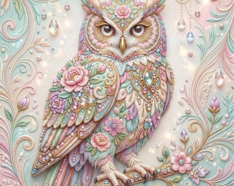 Owl Jigsaw Puzzle 500Pcs, Puzzle for adults with box