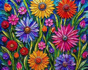 Mosaic Puzzle 500Pcs, Puzzle for adults with box