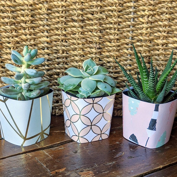 Plant Pot Cover Etsy