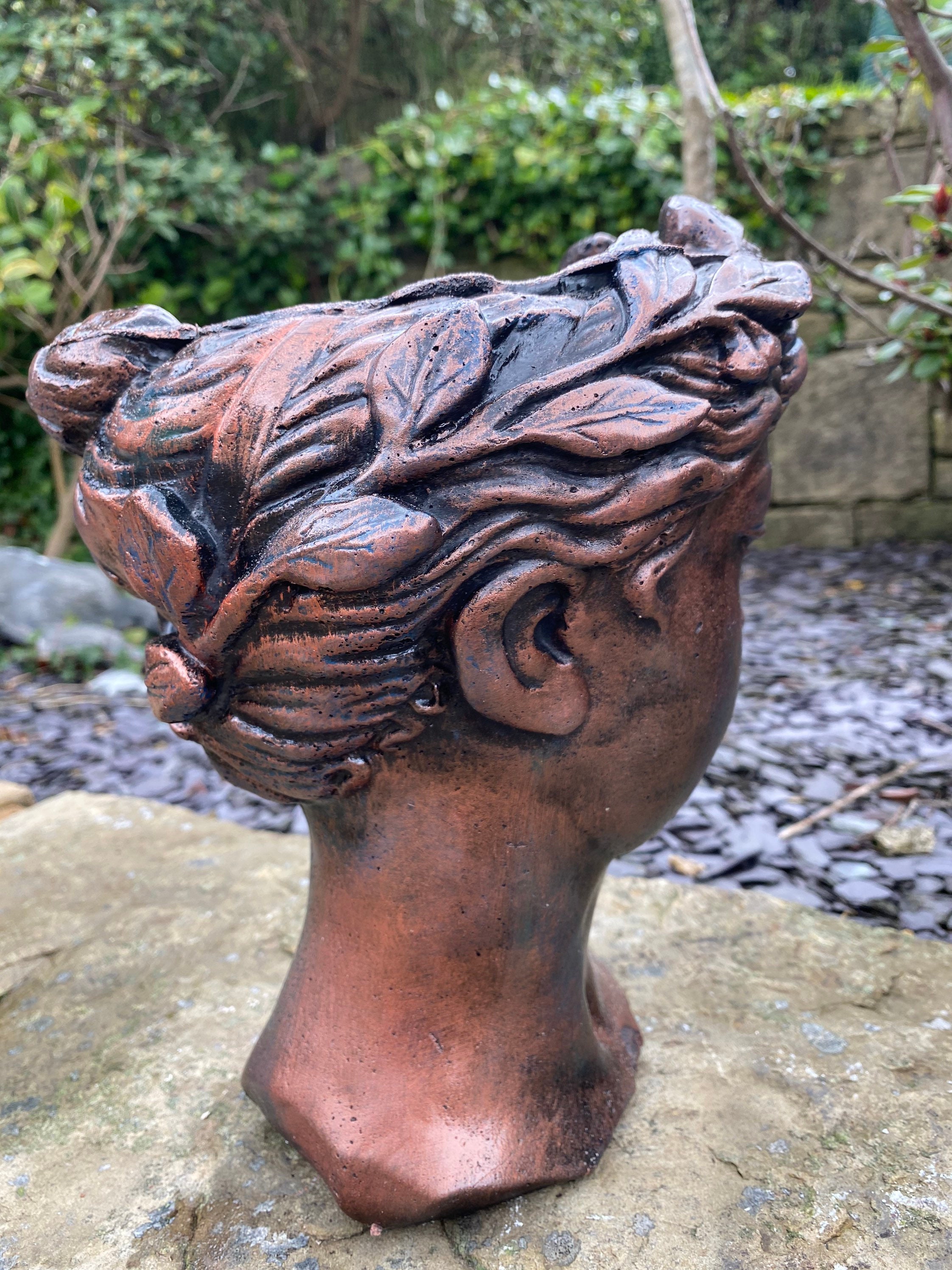 Handmade Lady Head Plant Pot For Succulents. Gift Present For Etsy.de