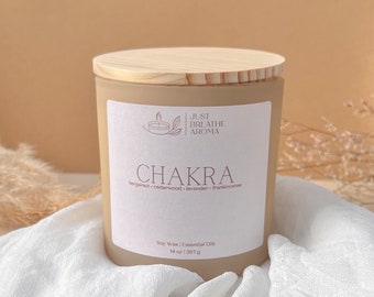 Chakra Candle | The Zen Collection Candles | Soy Wax Candles | Essential Oil Candles