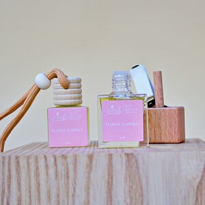 diffuseur de voiture aromathérapie jardin floral | assainisseur d'air pour voiture | parfum frais longue durée | accessoires automobiles | Diffuseur d'huiles essentielles pour voiture