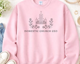 Amministratore delegato della Chiesa domestica: Mamma cattolica, Felpa da donna cattolica