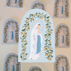Our Lady of Lourdes Sticker