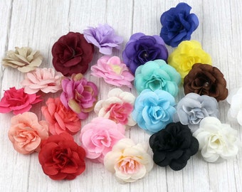 4cm Artificial Silk Flower Head 2/500pcs Wholesale Fake Rose For DIY Crafts Wedding Home Garland Crown Hairpin Gift Box Decor Fake Flower