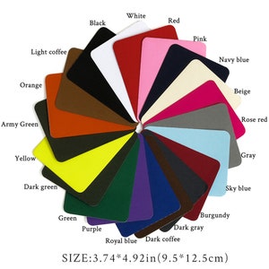 20 Colors Self-adhesive Repair Patches 2-100PCS Rectangle Repair ...
