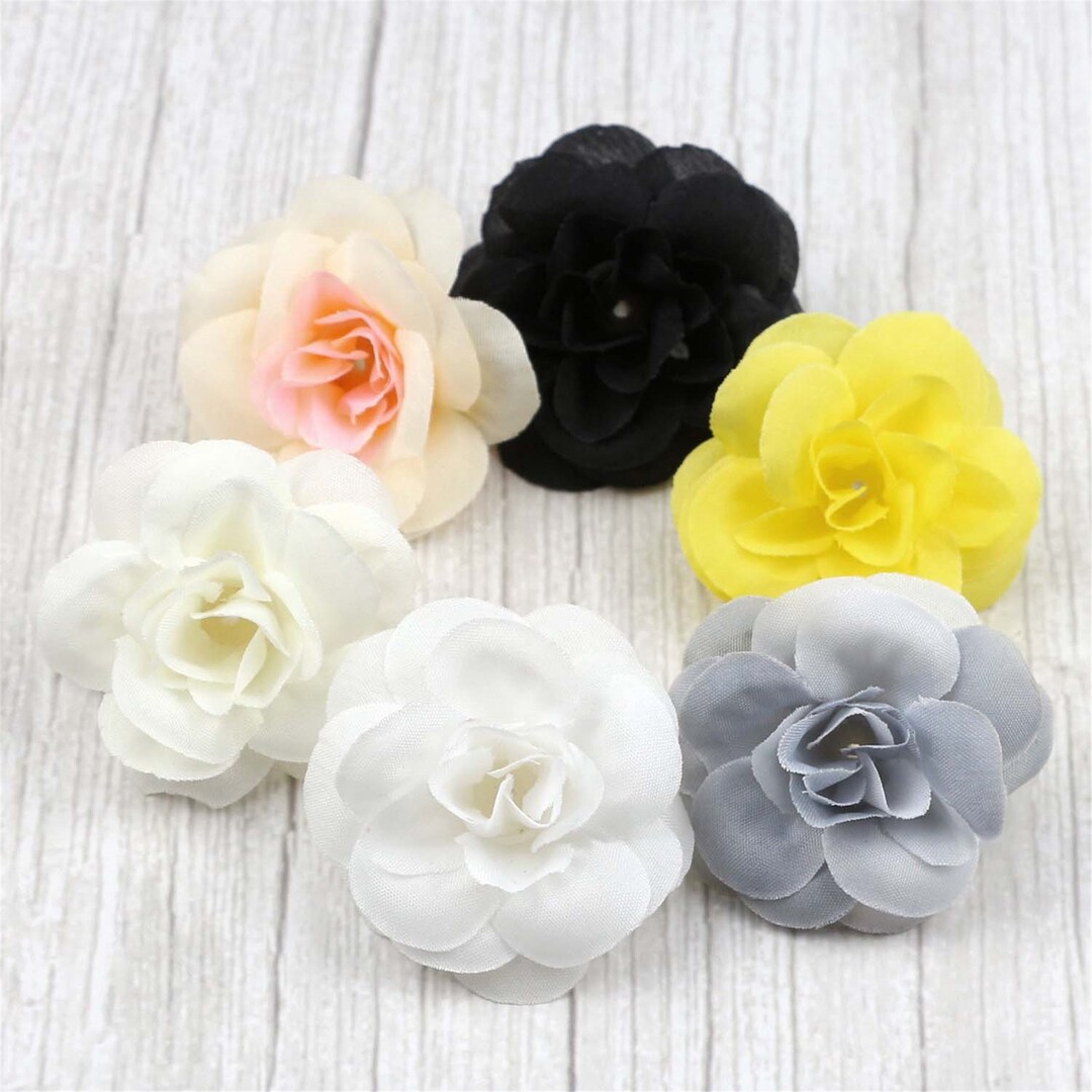 2/500pc 4.5cm Rose Silk Artificial Flower Head Bulk Fake Rose for ...