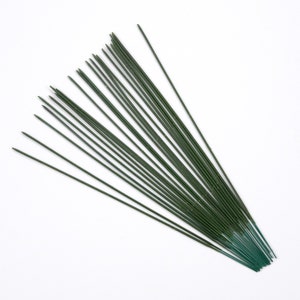 10/500pcs 25cm Plastic Wire Floral Stem, Artificial Flower Rod, Plant Stub Wire Green Florist Wires Pole For Cake Topper Bouquets Decor